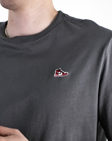 Футболка Nike Jordan "Кроссовок" (21039159) (M, Темно-серый)