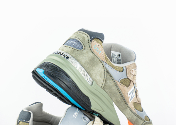 Кроссовки WTAPS x New Balance 992 "Olive Drab" (592-3) от магазина vikingsmen.ru