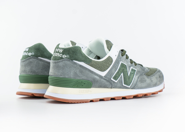 Кроссовки New Balance 574 "Grey/DK.Green" (G510-13) от магазина vikingsmen.ru