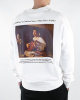 Свитшот "Off White" принт "CaraVaggio" (65840) (XL, Белый)