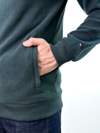 Кофта с замком Tommy Hilfiger (4447) (XXXL, Тёмно-зеленый, 60 (3XL))