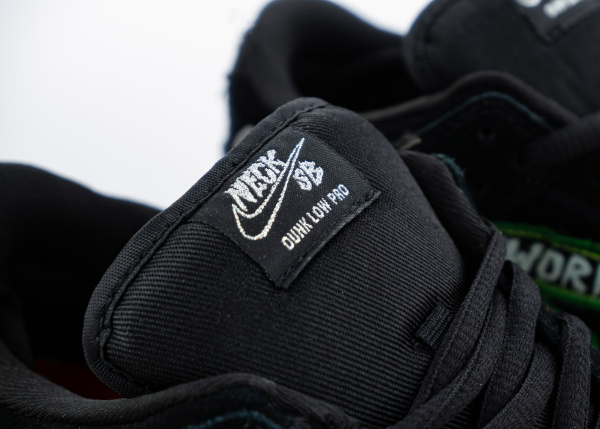 Кроссовки Neckface x Nike Dunk Low Pro SB "Black" (5509-17) [СС] от магазина vikingsmen.ru