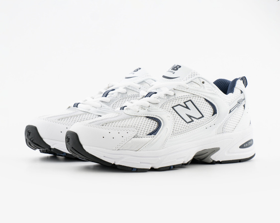 Кроссовки New Balance 530 "White Silver Navy" (054-1) от магазина vikingsmen.ru