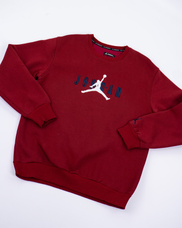 Свитшот Jordan на флисе (21037273) (M, Бордовый)