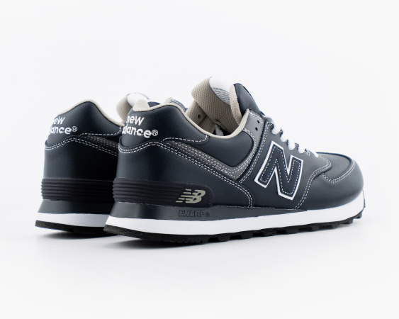 Кроссовки New Balance 574 Leather Blue (М6005-2) от магазина vikingsmen.ru