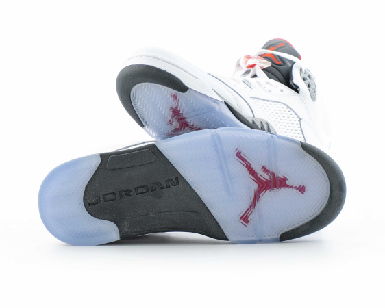 Кроссовки Air Jordan 5 Retro "White Cement" (5028-6) [СС] от магазина vikingsmen.ru
