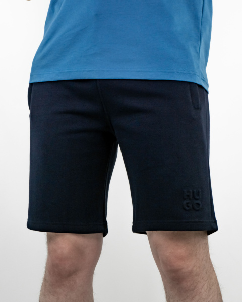 Костюм футболка + шорты Hugo (7002269/7045007) (XL, Синий/Темно-синий)