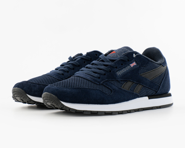 Кроссовки Reebok Сlassic "Dark Blue" (744-6) от магазина vikingsmen.ru