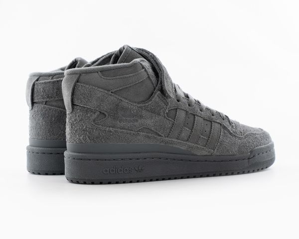 Кроссовки Adidas Forum Mid "GREY" с мехом (555-1) от магазина vikingsmen.ru