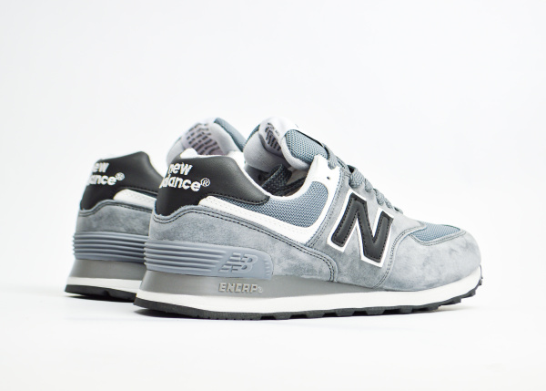 Кроссовки New Balance 574 "Grey/Black" (417-10) [АС] от магазина vikingsmen.ru