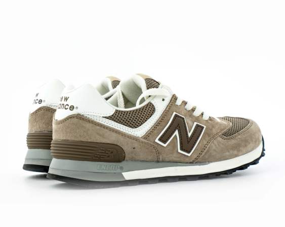 Кроссовки New Balance 574 "Grey/Brown" (W510-54) от магазина vikingsmen.ru