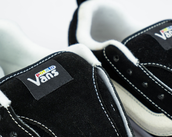 Кеды Vans Knu Skool "Black White" (М111-1) от магазина vikingsmen.ru
