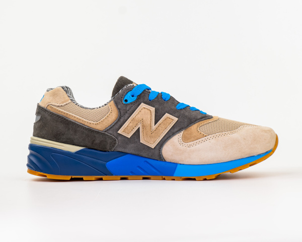 Кроссовки New Balance 999 "Beige/Gray/Blue" (116-15) от магазина vikingsmen.ru