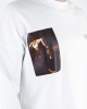 Свитшот "Off White" принт "CaraVaggio" (65840) (XL, Белый)