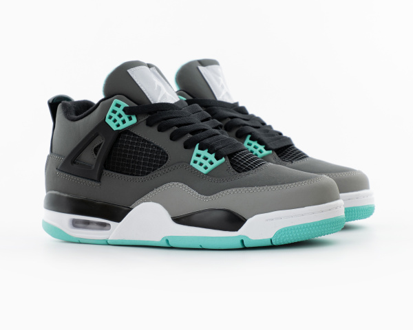 Кроссовки Nike Air Jordan 4 Retro "Green Glow" (M5003-32) |AA| от магазина vikingsmen.ru
