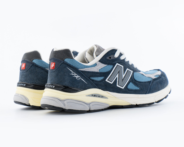Кроссовки Teddy Santis x New Balance 990v3 Made in USA Navy (147-2) от магазина vikingsmen.ru