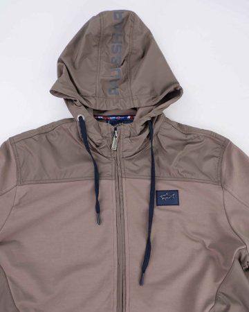 Костюм спортивный мужской Paul Shark (95-4109-ТК)) (XXL, Бежевый/Темно-синий)