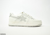 Кроссовки A Bathing Ape Bapesta Low "White/Grey" (5801-2) |AC| от магазина vikingsmen.ru