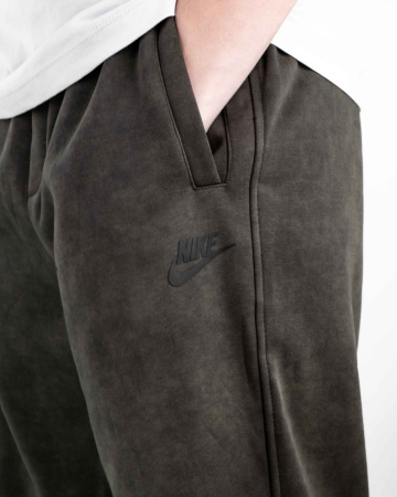 Брюки спортивные мужские утепленные Nike (95016) (M, Зеленый)