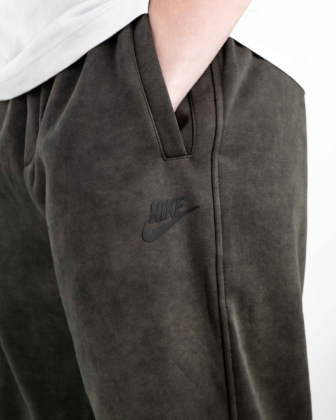 Брюки спортивные мужские утепленные Nike (95016) (M, Зеленый)