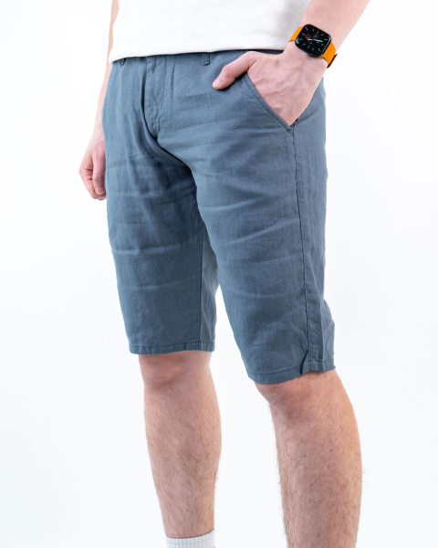 Анонс Изображения Шорты лен мужские Boss (21037508)