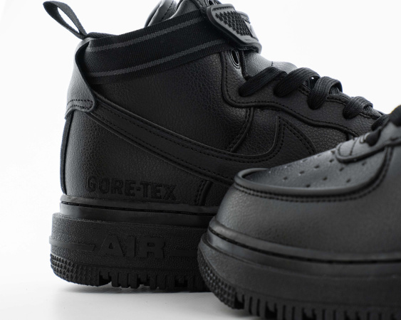 Кроссовки Nike Air Force 1 Gore-Tex Boot "Black" с мехом (512-10) [АА1] от магазина vikingsmen.ru