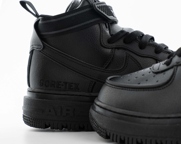 Кроссовки Nike Air Force 1 Gore-Tex Boot "Black" с мехом (512-10) [АА1] от магазина vikingsmen.ru