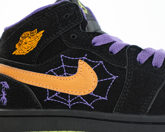 Детские кроссовкм Nike Air Jordan 1 High "Halloween" (С583С-17) от магазина vikingsmen.ru