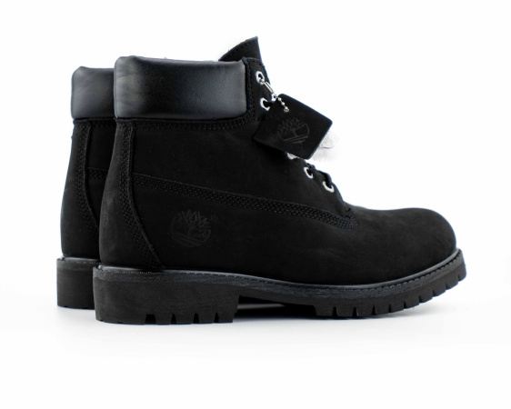 Ботинки Timberland 6 Inch Premium Boot "BLACK" с мехом (237-1) от магазина vikingsmen.ru