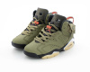 Кроссовки Air Jordan Travis Scott X Air Jordan 6 Retro "Olive" (5023-1) [СС] от магазина vikingsmen.ru