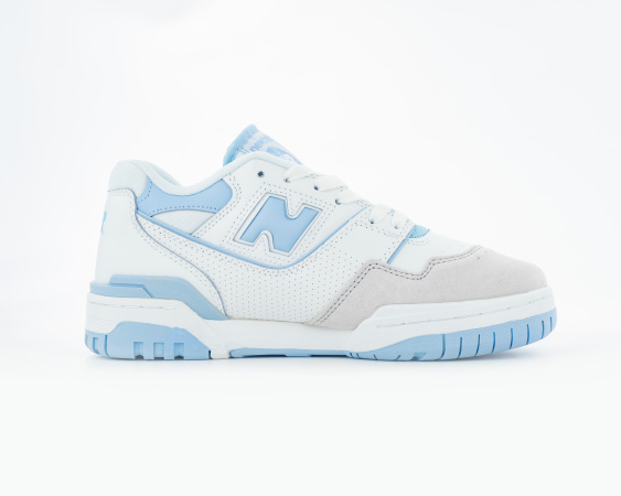 Кроссовки New Balance 550 White University Blue Grey Toe (Q3-10)[СС] от магазина vikingsmen.ru