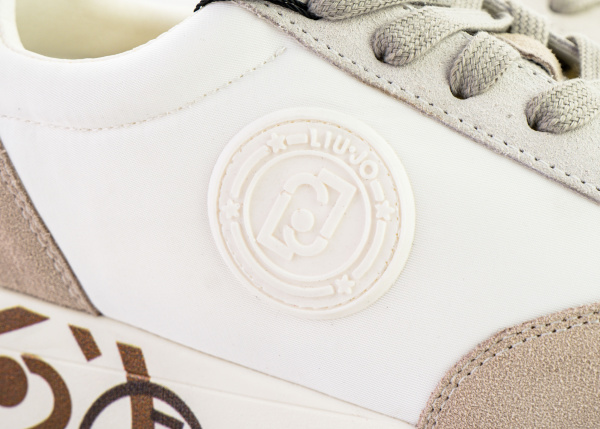 Кроссовки женские Liu Jo "Beige/White" (GG93-2) от магазина vikingsmen.ru