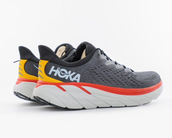 Кроссовки HOKA CLIFTON 8 "Anthracite/castlerock" (701-3) |AC| от магазина vikingsmen.ru
