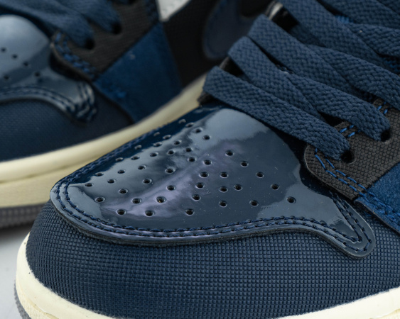 Кроссовки Jordan Air Jordan 1 Low SE Craft GS "Black/Blue" (004-1) от магазина vikingsmen.ru