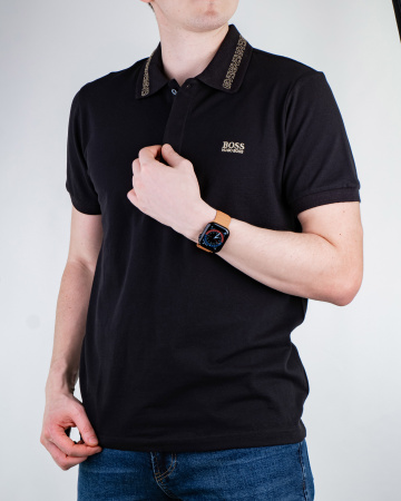 Поло Hugo Boss Piksel (3334) (XL, Черный)