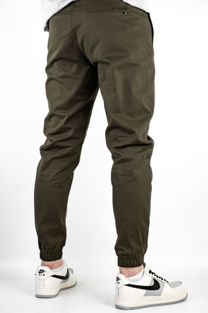 Брюки мужские спортивные Nike (1651) (M, Темно-зеленый)