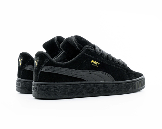 Кроссовки PUMA Suede XL "Triple Black" зимние (520-4) от магазина vikingsmen.ru