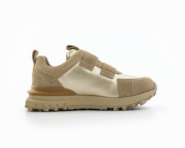 Кроссовки женские "Beige/Gold" (K-YD-2325-1-70) [СС] от магазина vikingsmen.ru