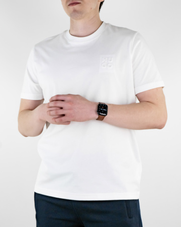 Костюм футболка + шорты Hugo (7002269/7045007) (L, Белый/Темно-синий)