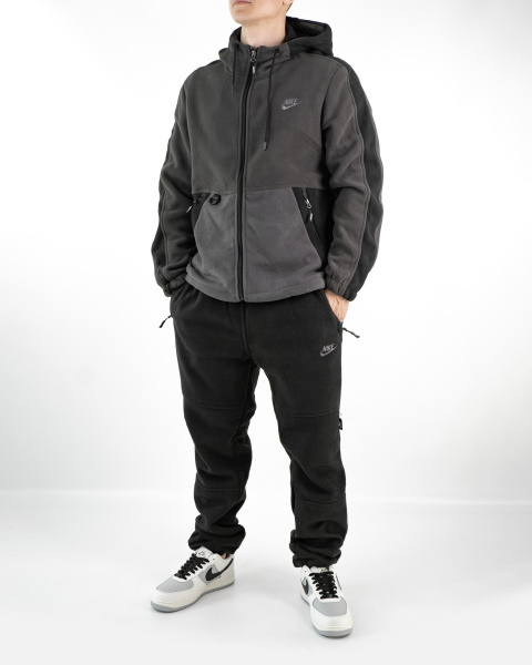 Костюм спортивный мужской Nike утепленный (2305) (XXXL, Серый)