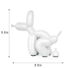 Статуэтка интерьерная Balloon Dog сидячий (Белый)