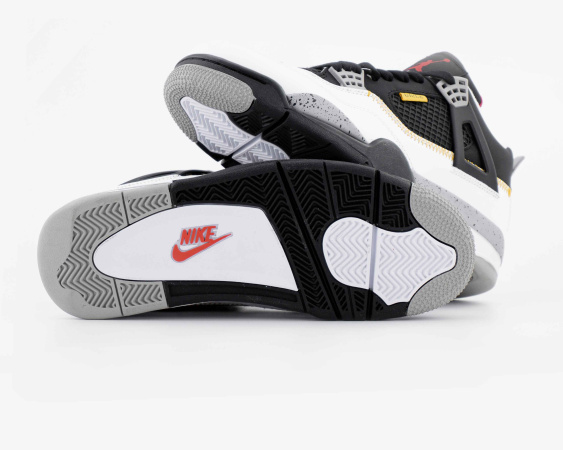 Кроссовки Union LA x Air Jordan 4 Retro "Black/White" (М5003-42) от магазина vikingsmen.ru