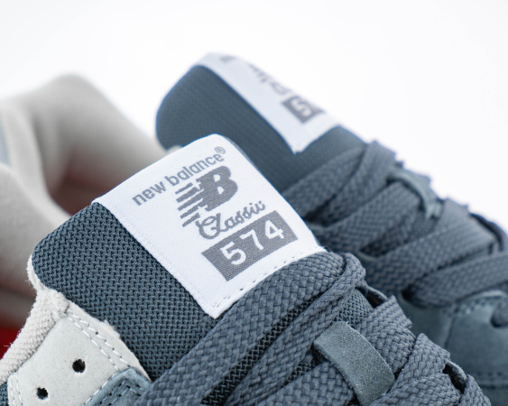 Кроссовки New Balance 574 "LT. Grey/Blue" (070-12) |AB| от магазина vikingsmen.ru