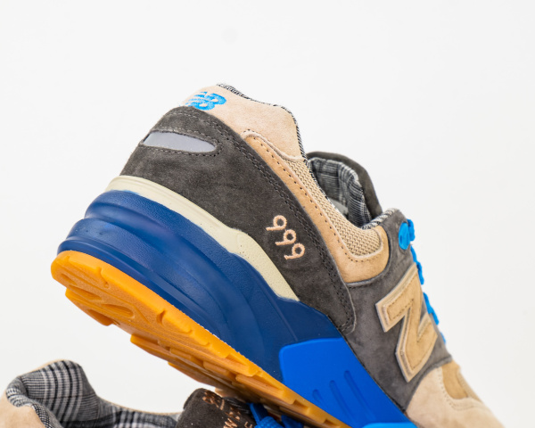 Кроссовки New Balance 999 "Beige/Gray/Blue" (116-15) от магазина vikingsmen.ru