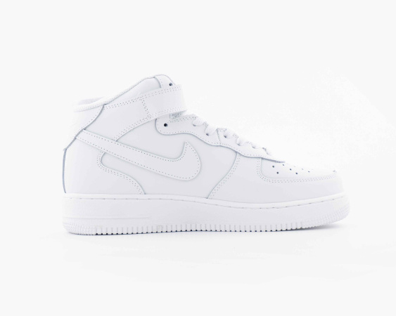 Кроссовки Nike Air Force 1 Mid ’07 Triple White (5000-2) от магазина vikingsmen.ru