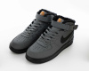 Кроссовки Nike Air Force 1 Mid "Grey/Black" с мехом (M513-2)|AA1| от магазина vikingsmen.ru