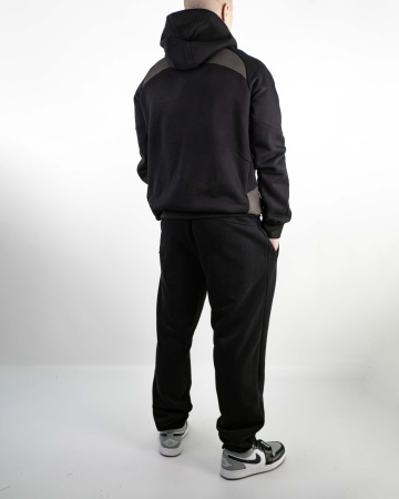 Детальное Изображение Костюм спортивный Adidas большой размер на флисе (3126-3)