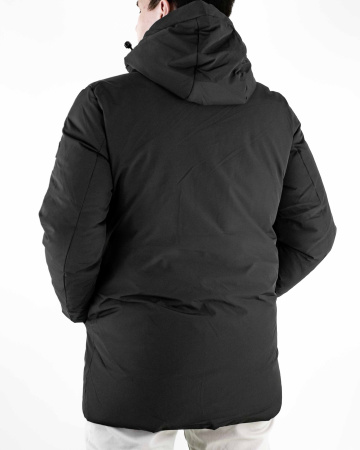 Куртка зимняя удлиненная Armani Exchange (77-137) (XXXL, Черный)