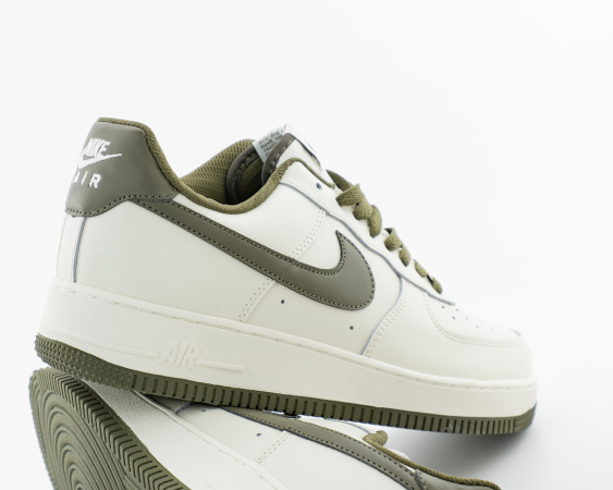 Кроссовки Nike Air Force 1 Low "White/Green" (M5500-33) |A1A1| от магазина vikingsmen.ru