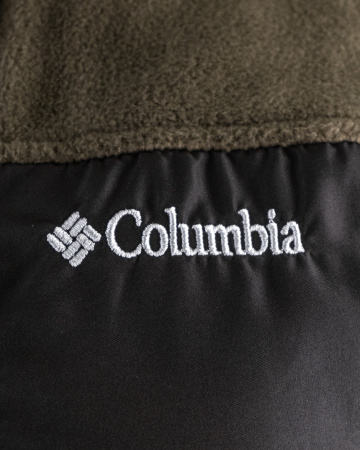 Кофта на молнии Columbia (флис+плащевка) (21037989) (S, Хаки)
